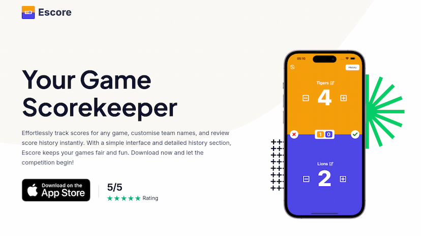 Escore: Mobile App